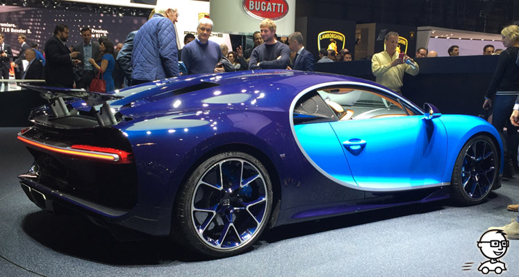 Bugatti Chiron am Auto-Salon 2016