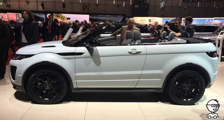 Range Rover Evoque Cabriolet am Auto-Salon Genf 2016