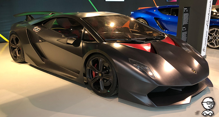 Lamborghini Sesto Elemento im Lamborghini-Museum in Sant'Agata Bolognese
