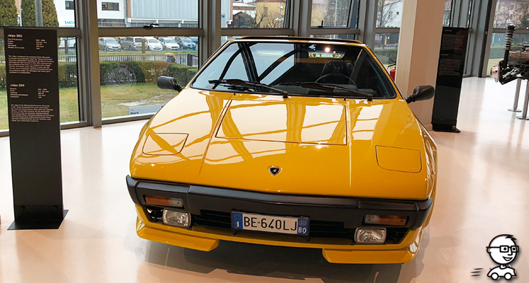 Lamborghini Jalpa im Lamborghini-Museum in Sant'Agata Bolognese