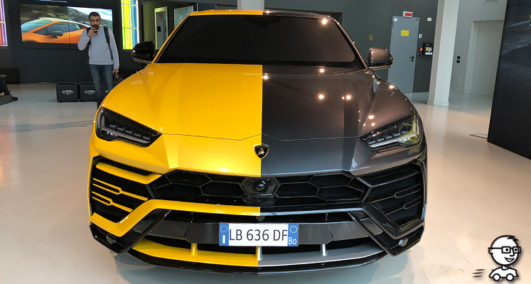 Lamborghini Urus im Lamborghini-Museum in Sant'Agata Bolognese
