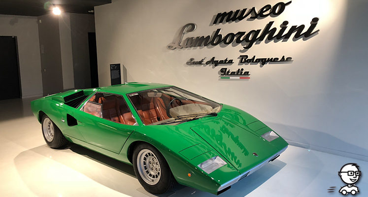 Lamborghini Countach im Lamborghini-Museum in Sant'Agata Bolognese